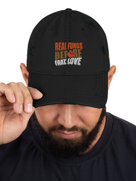 REAL FUNDS Distressed Dad Hat
