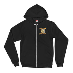 Money Mission (front and back) Zip up Hoodie
